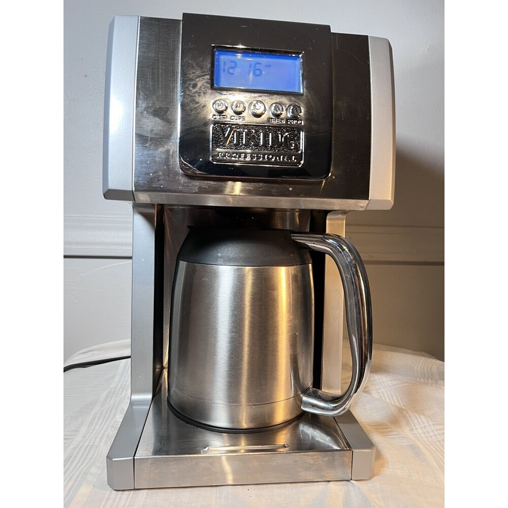 VIKING PROFESSIONAL  MODEL VCCM12MS PROGRAMMABLE 12 CUP COFFEE MAKER 1500 WATT